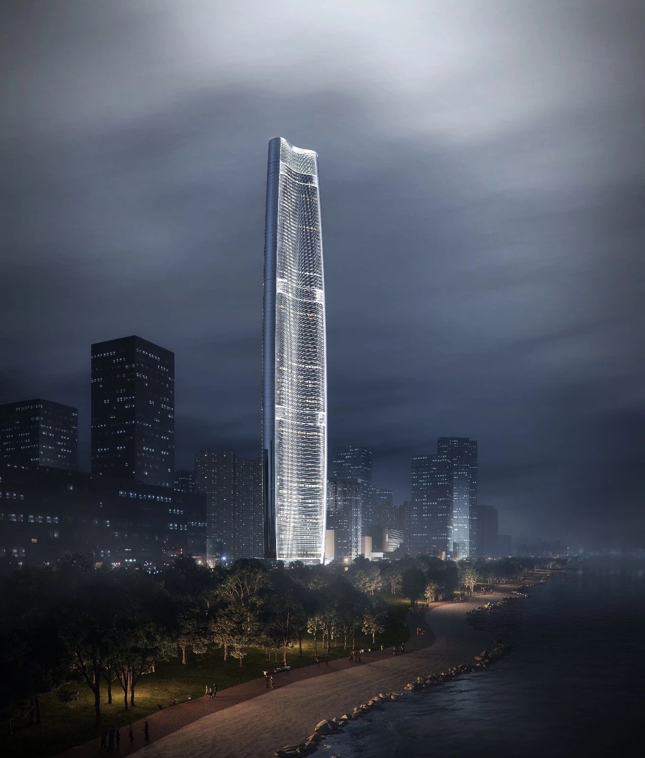 華中最高樓-武漢綠地中心